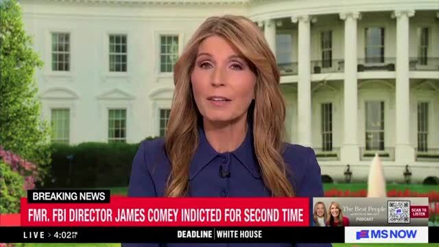 Nicolle Wallace on Trump DOJ Indicting Comey for Second Time: ‘Waging an All-Out War on Free Speech’