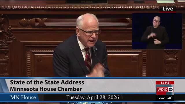 Tim Walz: Minnesota ‘Is One of the Best States to Live in Because We Invest in Programs’