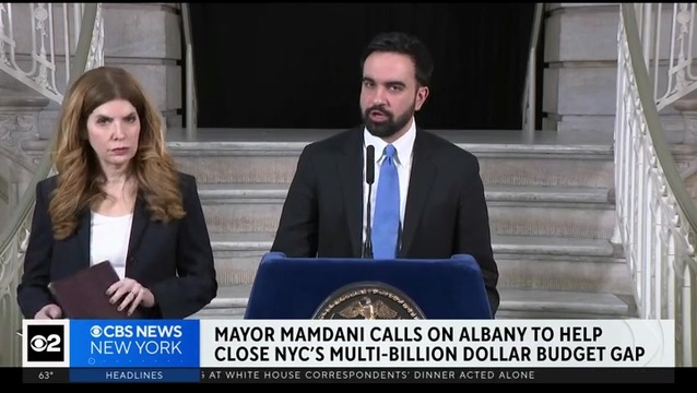 NYC Mayor Mamdani Begs Albany for Cash to Close ‘Multibillion Dollar Budget Gap’