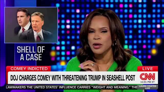 Laura Coates Mocks ‘Thought Process’ of Comey Indictment: ‘What Do You Got? Shell Casings? Nope? We’ve Got Sea Shells’