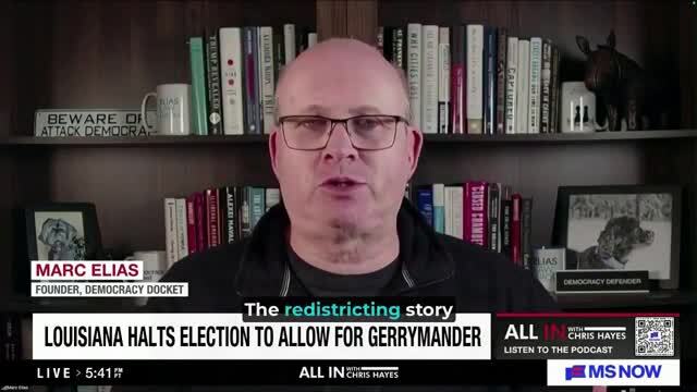 Marc Elias: ‘Louisiana Is Trying to Cancel’ Elections to Gerrymander and Disenfranchise Black Voters