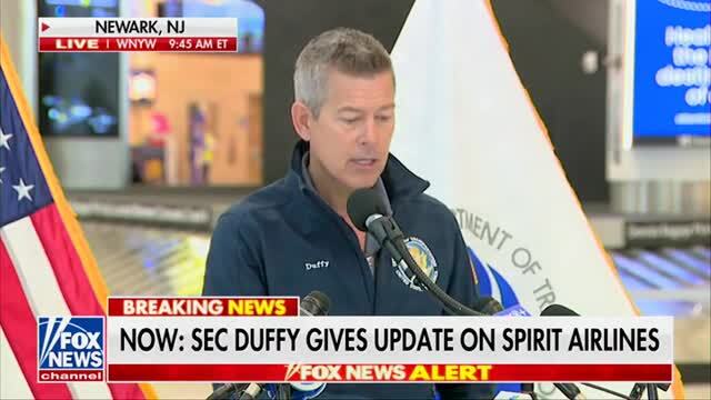 Sec. Duffy: President Trump Has Been Very Concerned About the Employees of Spirit Airlines