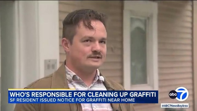 ABC7: San Francisco Homeowner Gets Graffiti Notice from City After Attempts to Report Vandalism