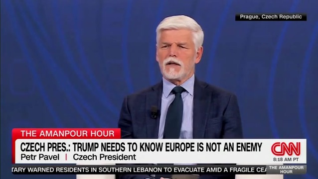 Czech President Petr Pavel: Trump Needs to Know Europe Is Not an Enemy; ‘What We Want Is a Fair Treatment’
