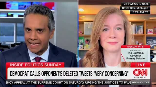 Dem McMorrow, in Mich. Senate Race, on Deleted Tweets Calling Americans Outside of Calif. ‘Morons:’ I Tweeted Normal Things