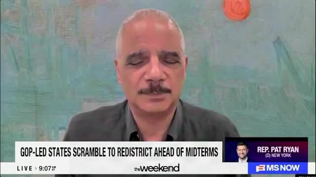 Eric Holder: Progressives and Dems Have a Reluctance with the Use of Power, the ‘Next Time We Have That Power,’ We Need to Use It