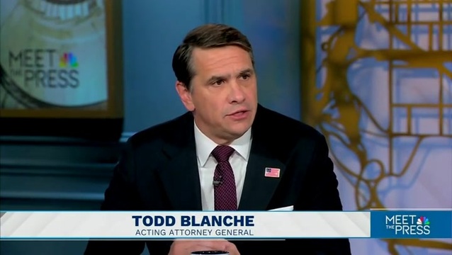 Todd Blanche Says They’re Not at War with Iran Amid the War Powers Act: There Has Been No Exchange of Fire in Almost a Month