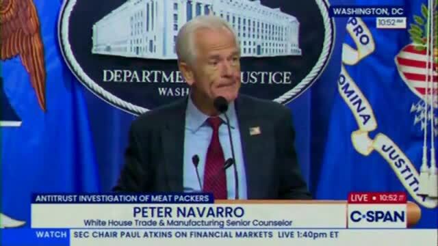 Peter Navarro: ‘One of the Biggest Problems We Have Is Inflation in Beef’
