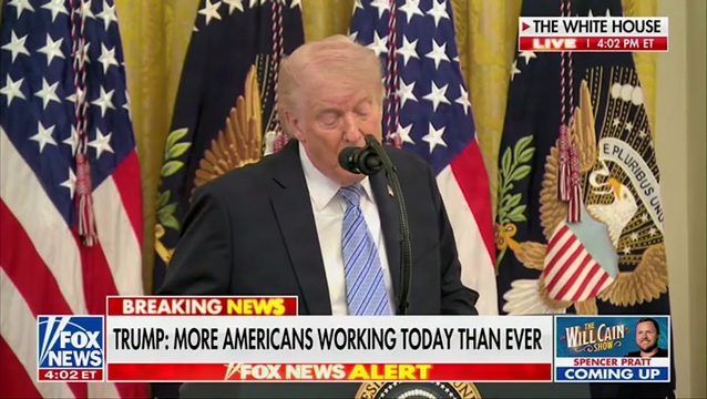 Trump: Since My Inauguration, 100% of All New Jobs Have Been in the Private Sector