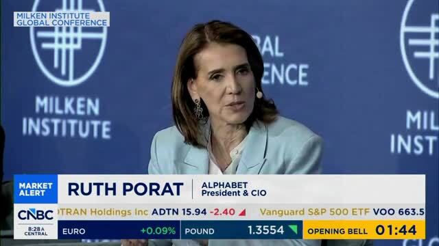 Alphabet CEO Ruth Porat on AI Risks: ‘90 Percent of What We Talked About Is the Downside, 10 Percent Is the Upside’