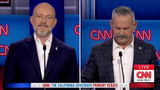 Sheriff Chad Bianco Denies Describing Steve Hilton with ‘Swindle’ Then Kaitlan Collins Reads Him the Quote from KBAK News