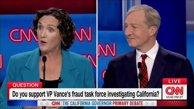 Katie Porter Dismisses California’s Rampant Fraud of Taxpayer Dollars as Political Theatre