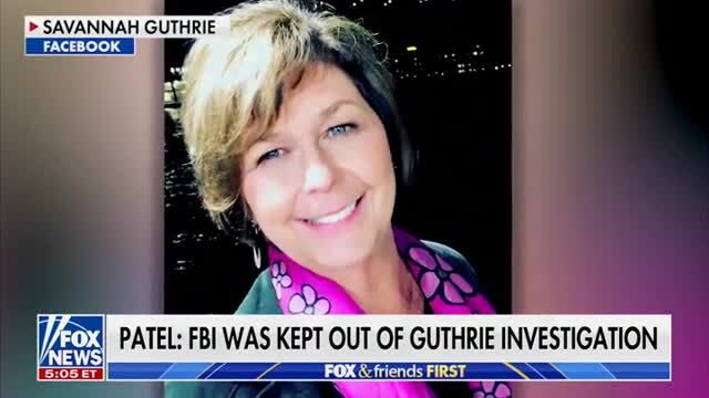 Kash Patel Says FBI Was Kept Out of the Nancy Guthrie Investigation