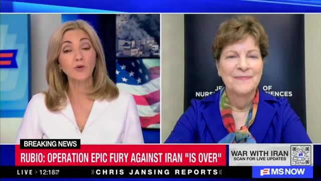 Dem Sen. Shaheen: None of the Goals Pres. Trump Stated for the Iran War Have Been Achieved