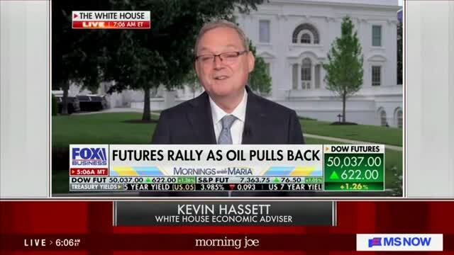 ‘Morning Joe’ Panel: What Kevin Hassett Said on Credit Card Spending Data ‘Is Just Not True’