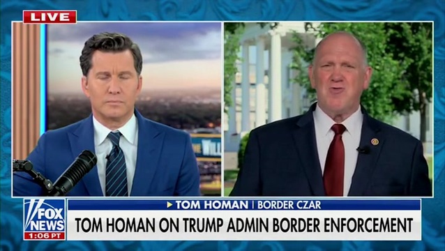 ‘I’ll Give One Hell of a Shot’: Tom Homan to Critics Saying He Can’t Logistically Deport That Many People