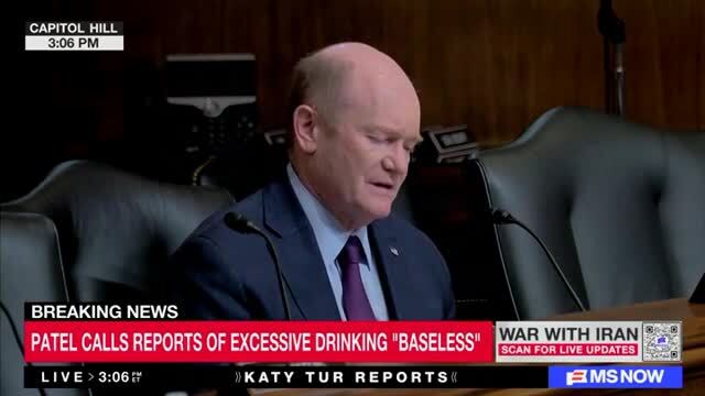 Sen. Coons to Patel: To What Extent Did Your Trip to Winter Olympics in Milan Help You Carry Out Your Mission as Director of the FBI?