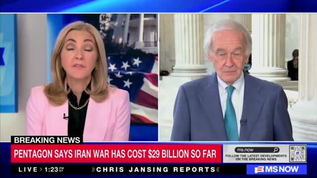 Dem Sen. Markey: Pete Hegseth Lies That the Cost of the Iran War Is Only $29B