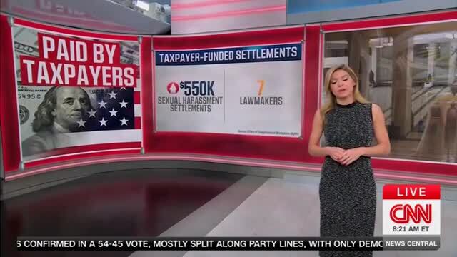 CNN: Taxpayer-Funded Sexual Harassment Settlements Involving Lawmakers Exceeded $550,000, Newly Released Documents Show