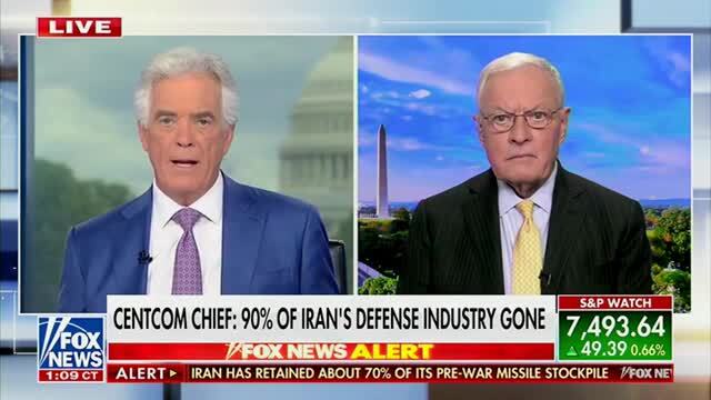 Keith Kellogg: I’m Convinced We’ve Got Enough of the Munitions Stockpile to Get the Job Done in Iran