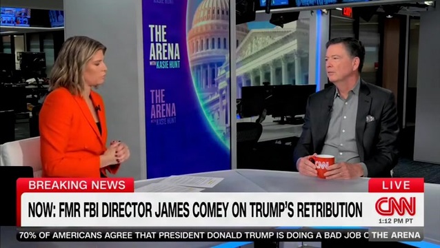 CNN’s Kasie Hunt to Comey: ‘Did You Ever Think About Asking President Biden for a Preemptive Pardon as Trump Was Coming Back into Office?’