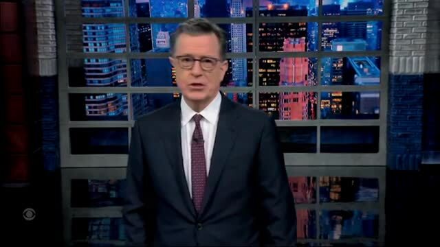 Colbert Mocks CBS News for Failing to Cover Trump’s China Summit in Person Because of Visa Issues