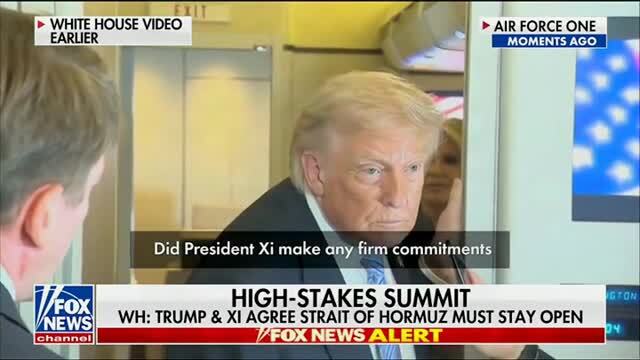 Trump: ‘I’m Not Asking for Any Favors’ from Xi Jinping on Reopening the Strait of Hormuz