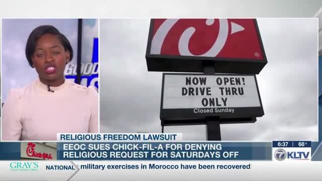EEOC Sues Chick-fil-A for Firing Worker Who Wouldn’t Work Saturdays for Religious Reasons