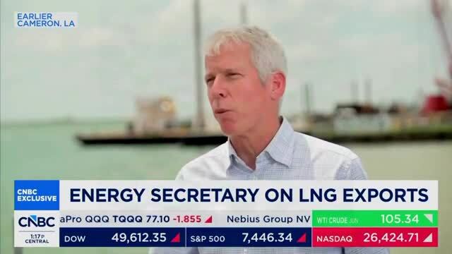 Energy Sec. Wright: ‘We’re Continuing to Ramp Up U.S. Natural Gas Exports’