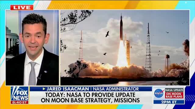NASA Admin Isaacman on Strategy: A First Rover That Our Astronauts Can Drive Around in, When They Get to the Surface of the Moon