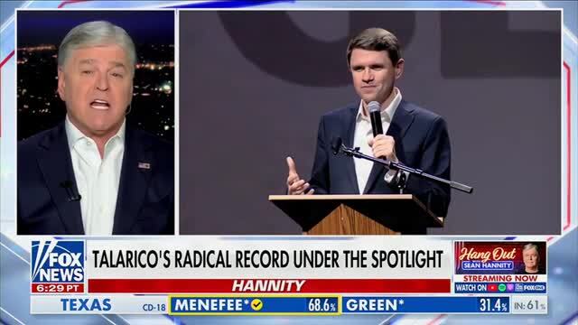 Hannity on Talarico: ‘This Is a Guy that Says Claims There’s Six Biological Sexes’