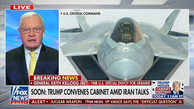 Keith Kellogg: President Trump Has a ‘Major Problem’ of Who Do We Talk To, to Make Hard Decisions in Iran
