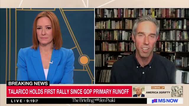 Beto O’Rourke Says James Talarico Is ‘The Best I’ve Seen over the Course of My Life Running and Being Involved in Politics’