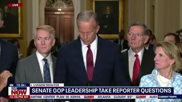 Leader John Thune Dodges Bill Pulte Question, Passes It to Sen. Cotton