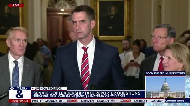 Sen. Tom Cotton on Bill Pulte: ‘I Have No Observations on the Matter’