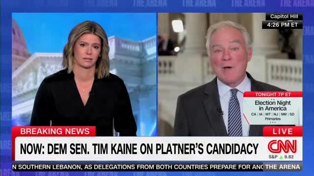 Democrat Tim Kaine Won’t Denounce Graham Platner’s Nazi Tattoo
