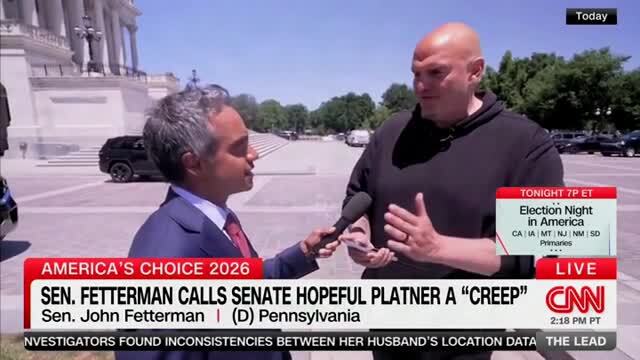 Sen. Fetterman Calls Graham Platner a Creep