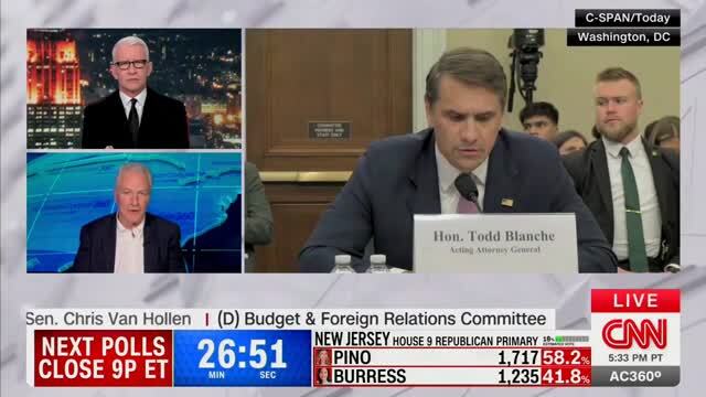 Chris Van Hollen: ‘If Republicans Mean What They Say,’ They Should Support the Amendments Locking the Use of $1.8 Billion Slush Fund