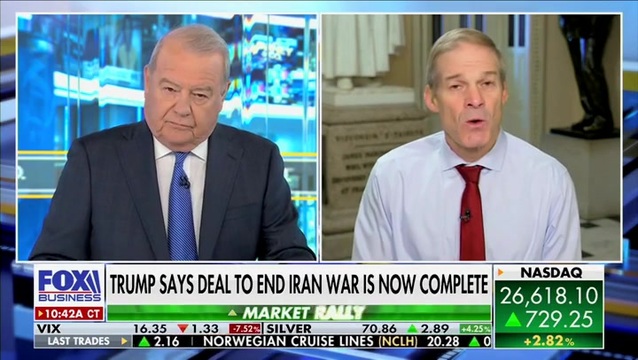 Rep. Jim Jordan: The Proposed Deal to End the Iran War ‘Is Good for Everyone’
