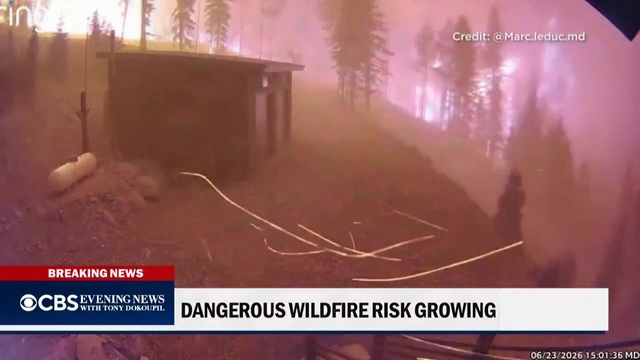 Red Flag Warnings Are in Effect Across at Least Eight States as Dry Conditions and Gusty Winds Fuel Dangerous Wildfires