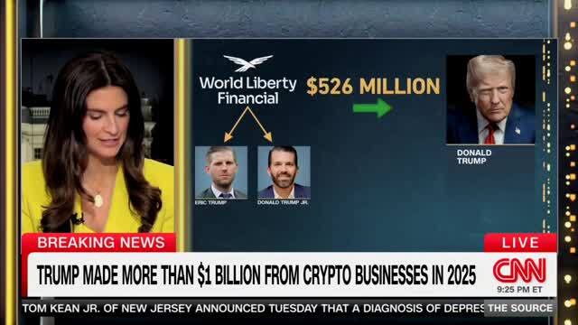 CNN: Trump Making More than a Billion Dollars in Cryptocurrency Is ‘Pretty Stunning’