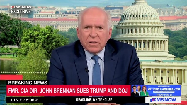 John Brennan on Suing the Trump Administration: Clearly, I Didn’t Come to This Decision Lightly