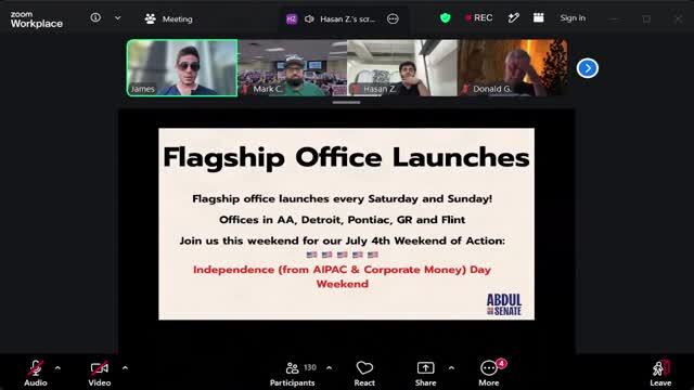 Abdul El-Sayed Field Team Makes Sick Joke Making Fun of the 4th of July