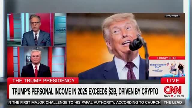 Jake Tapper Confronts Comer About ‘Eye-Popping $2.2 Billion’ Trump Made Last Year: ‘You Investigated the Biden Family’