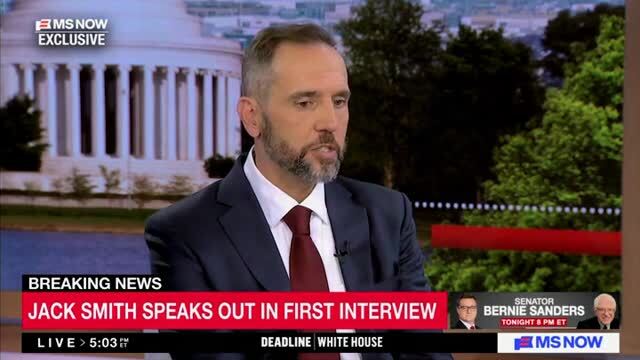 Fmr. Special Counsel Jack Smith: ‘We Are Facing an Attack on the Rule of Law that Is Different in Kind and Scope to Anything I’ve Seen in My lifetime’