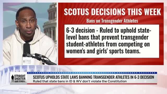 Stephen A. Smith: A Biologically Born Male Has No Business Competing in Women’s Sports