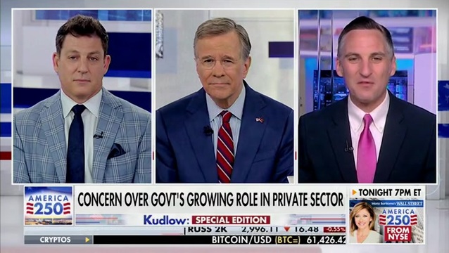 Unleash Prosperity’s Exec. Dir.: OpenAI Proposing Five Percent Stake to Trump Admin. Could Set Precedent to a Future Pres. AOC to Take Control of Companies