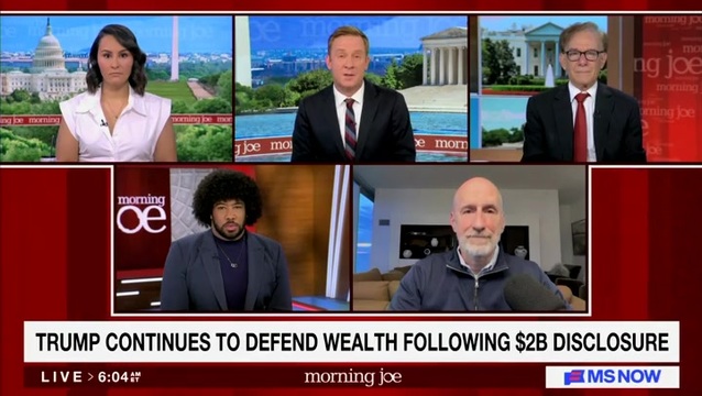 Lemire: We’ve Never Had President Who’s Made This Sort of Money While in Office
