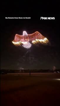 Fox News on America 250: A Stunning Air Show Featuring 2,500 Drones Transformed the Night with Massive Images of a Rocket, a Bald Eagle