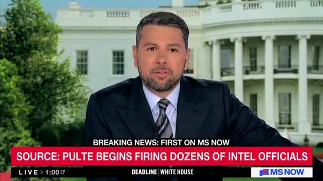 Mohyeldin: Reports Say That Dozens of Intelligence Officials Received Notice of Termination Under Bill Pulte, Who They Believe Are Deep State